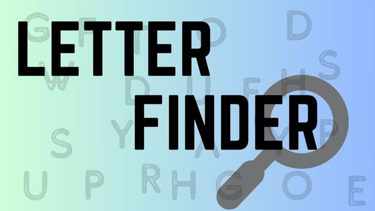 Letter Finder 3 image number null
